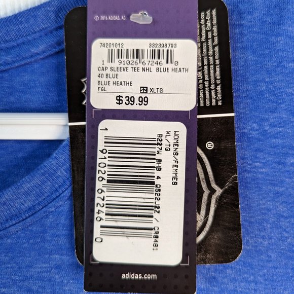 Toronto Maple Leafs Mitch Marner Cap Sleeve Tee Women's size XL - Picture 7 of 8